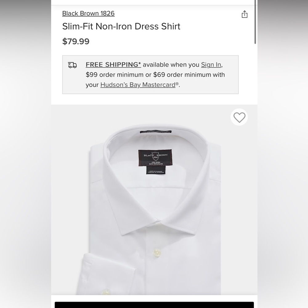 Black Brown 1826

Tailored Fit Non-Iron Dress Shirt